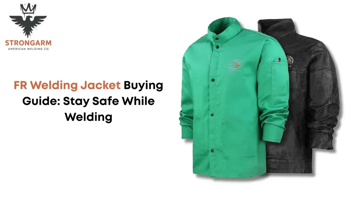 FR welding jacket designed for flame-resistant industrial safety