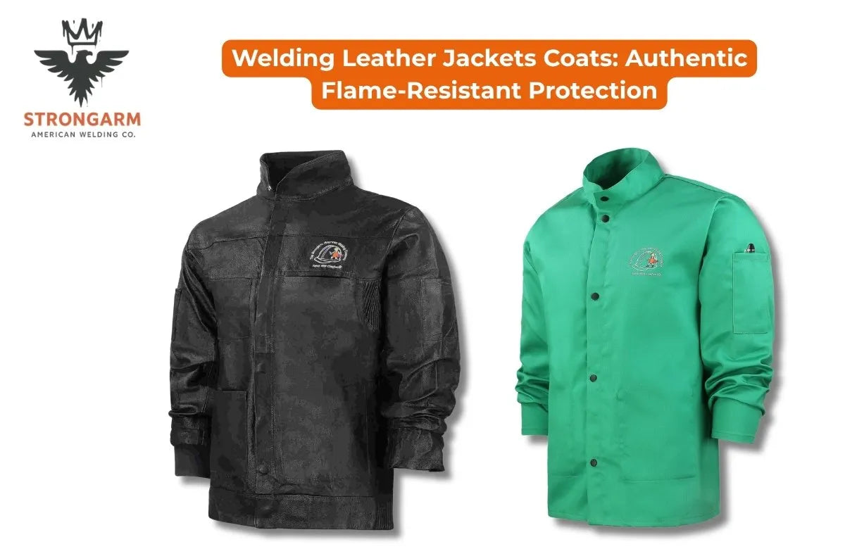 Welding Leather Jackets Coats: Authentic Flame-Resistant Protection