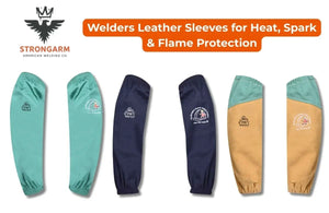Welders Leather Sleeves for Heat, Spark & Flame Protection