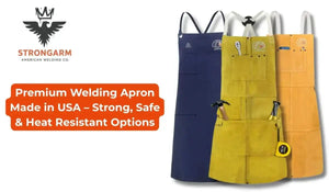 Premium Welding Apron Made in USA – Strong, Safe & Heat Resistant Options