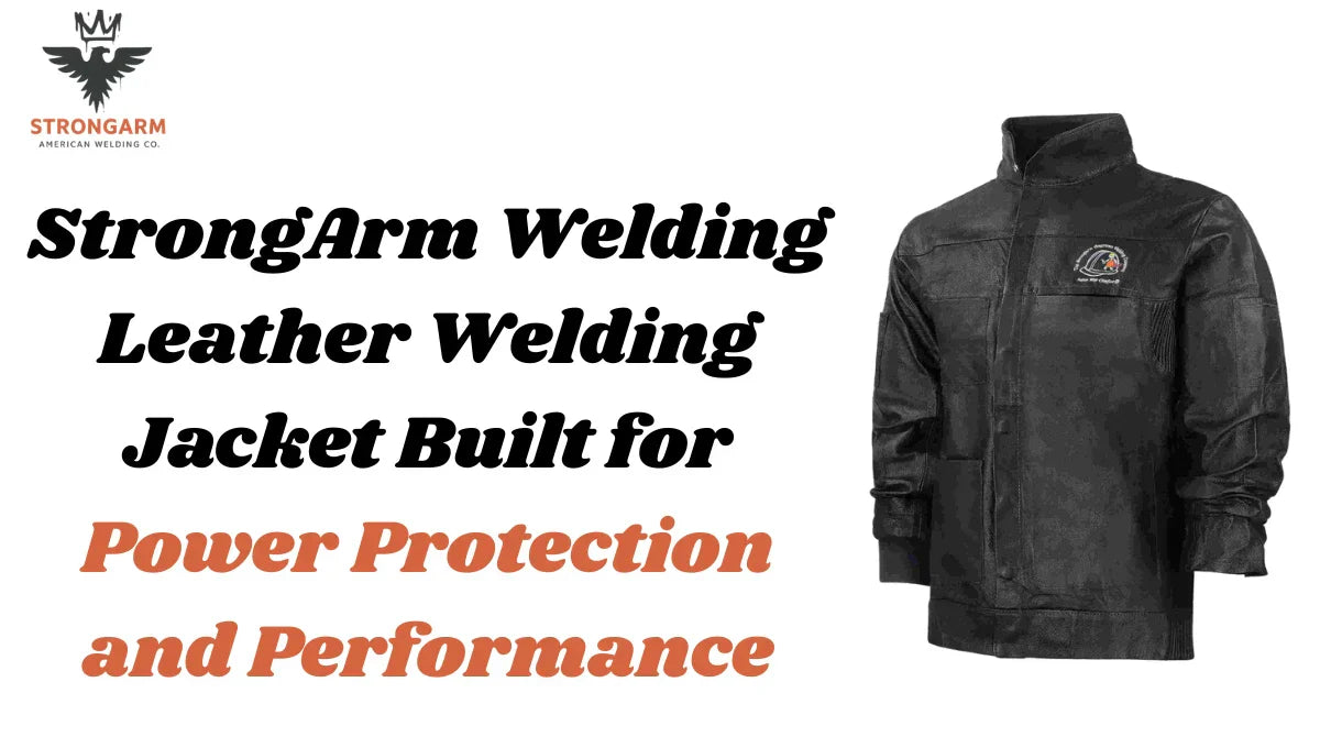 StrongArm Welding Leather Welding Jacket Built for Power Protection and Performance