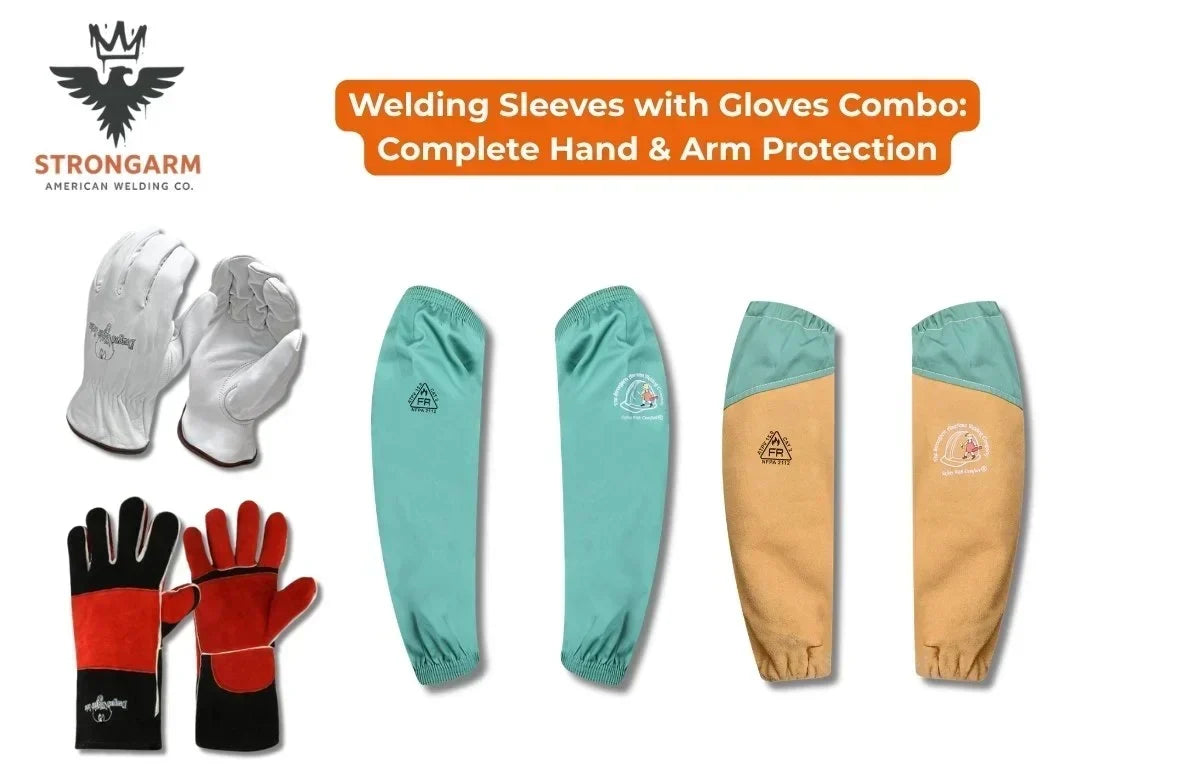 Welding Sleeves with Gloves Combo: Complete Hand & Arm Protection