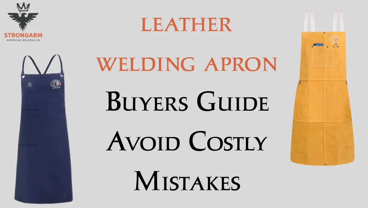 Leather Welding Apron for Heat, Spark, and Body Protection