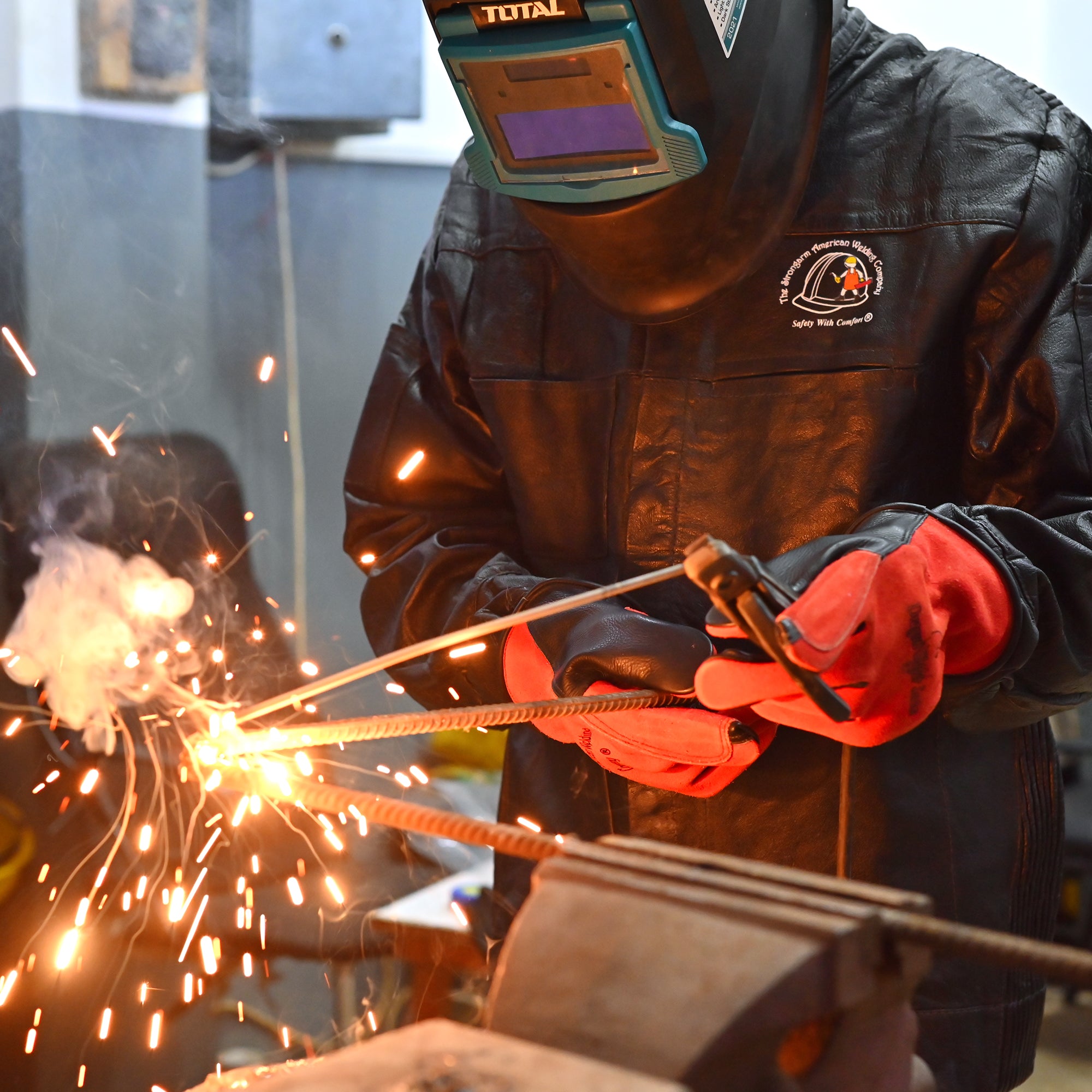 Premium Leather Welding Jacket