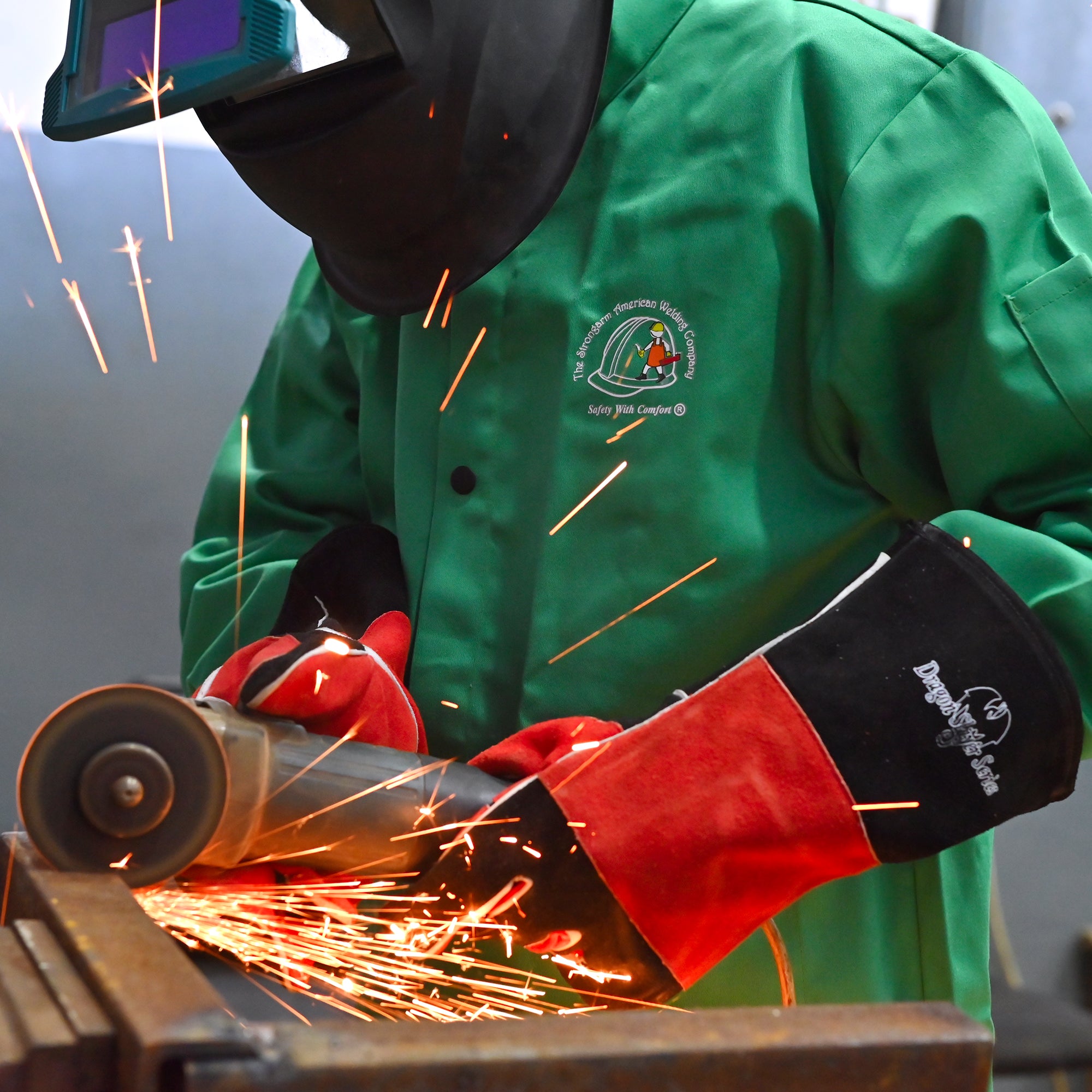 FR Welding Jacket Green Arc-01 Work Coat 30