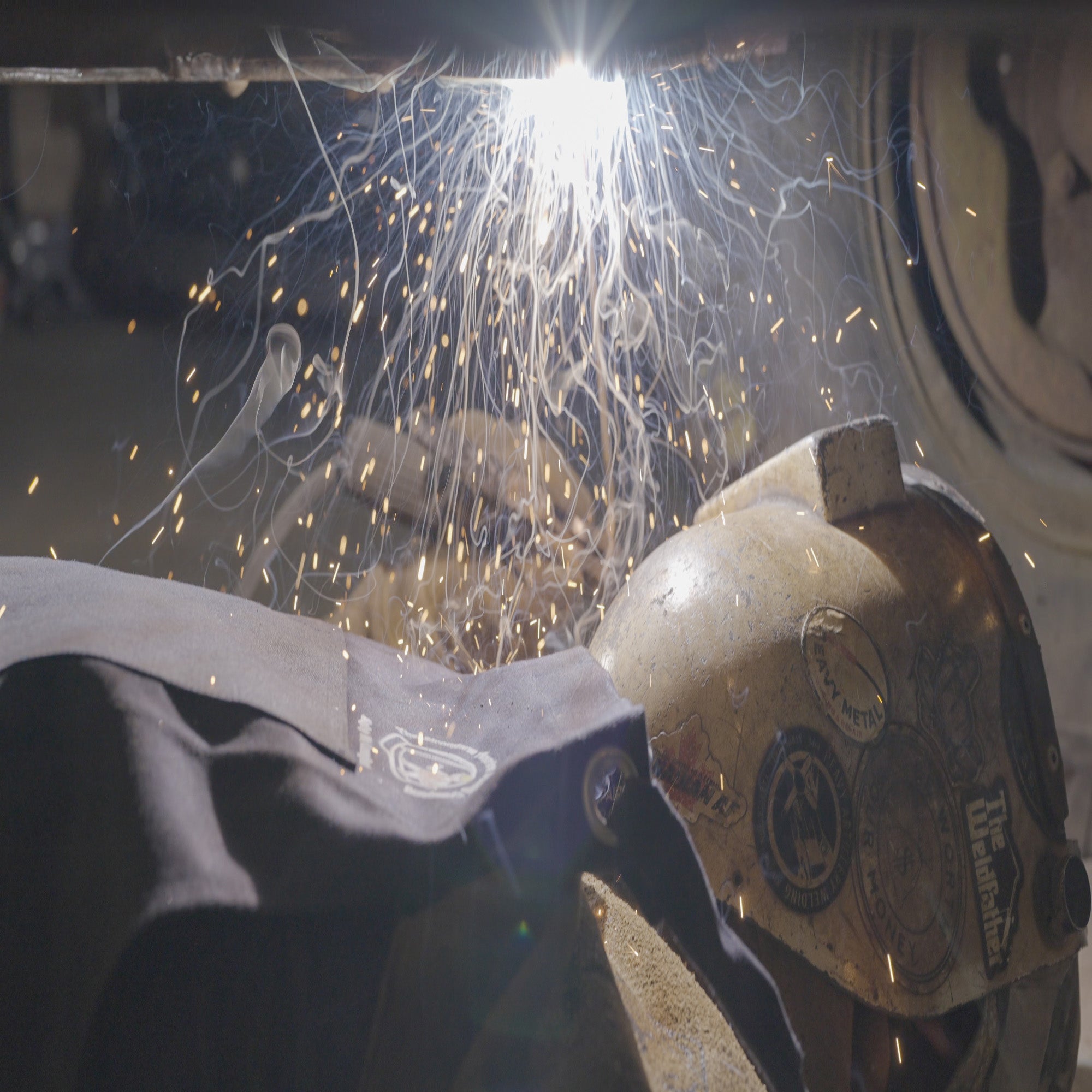 FR Cotton Blue Welding Apron 