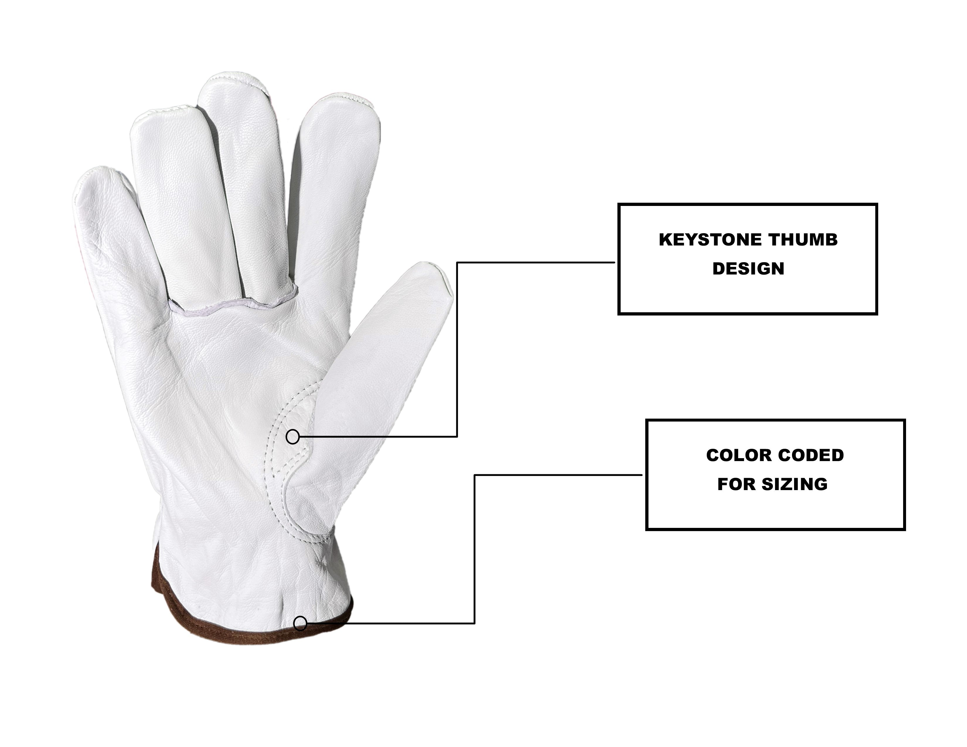 Goatskin Leather Gloves 