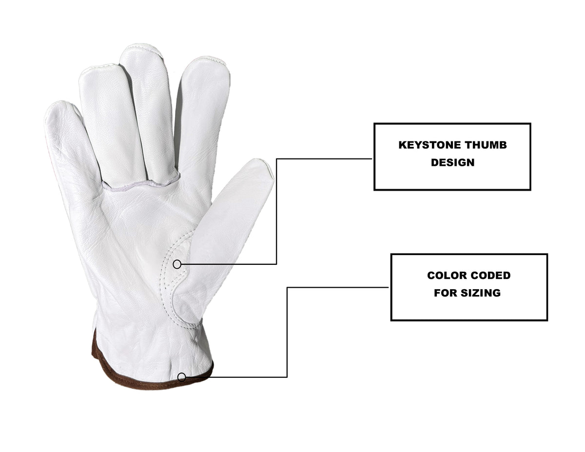 Keystone thumb design for enhanced dexterity