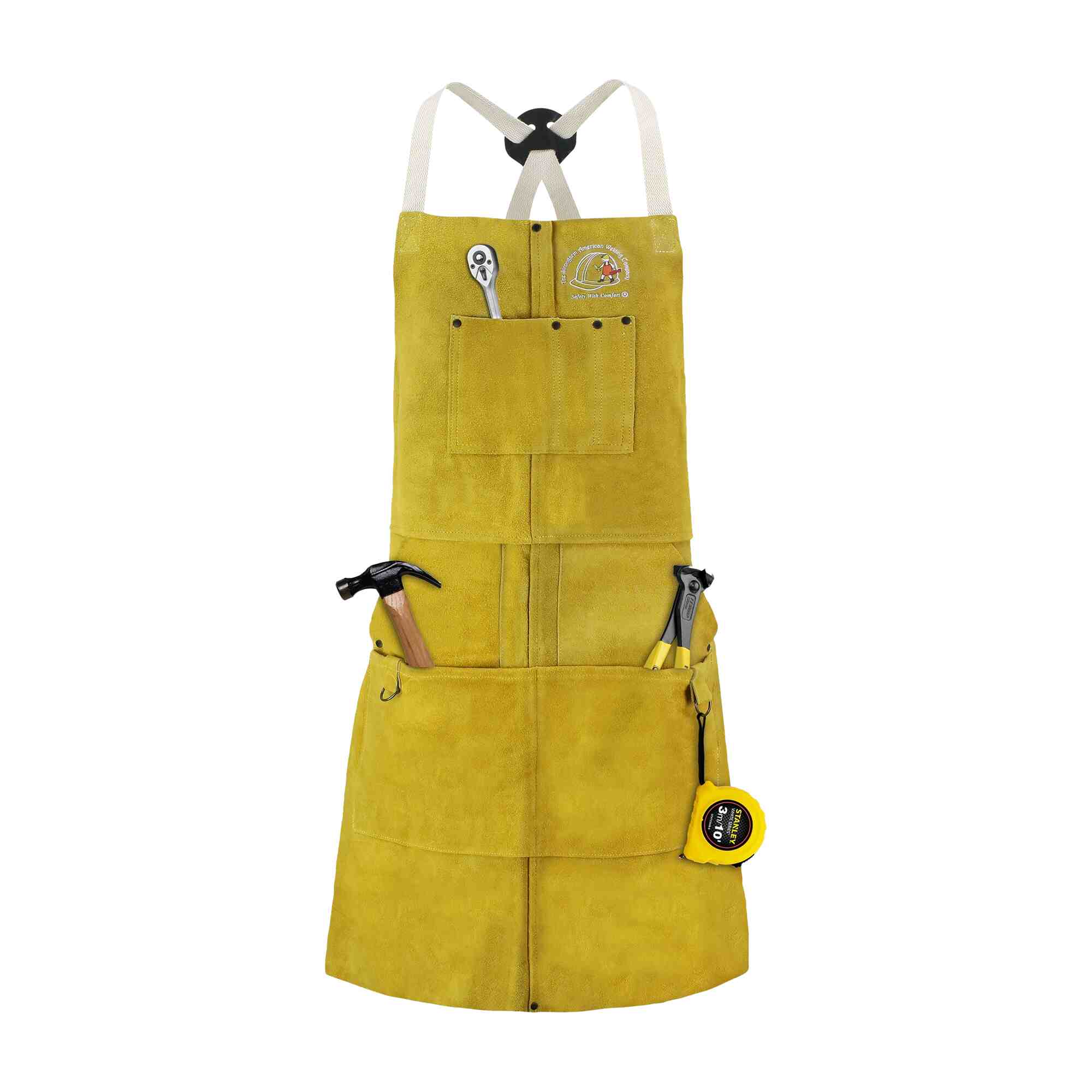 Professional Leather Welding Apron 7-Pocket | Strongarm Basic 101