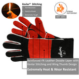 Dragon Slayer Destroyer gloves with 3-layer heat barrier construction